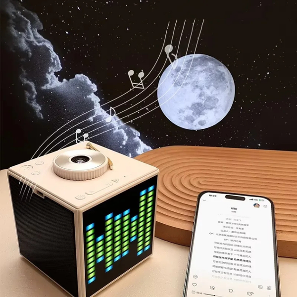 Celestial Harmony™ Galaxy Projector Speaker