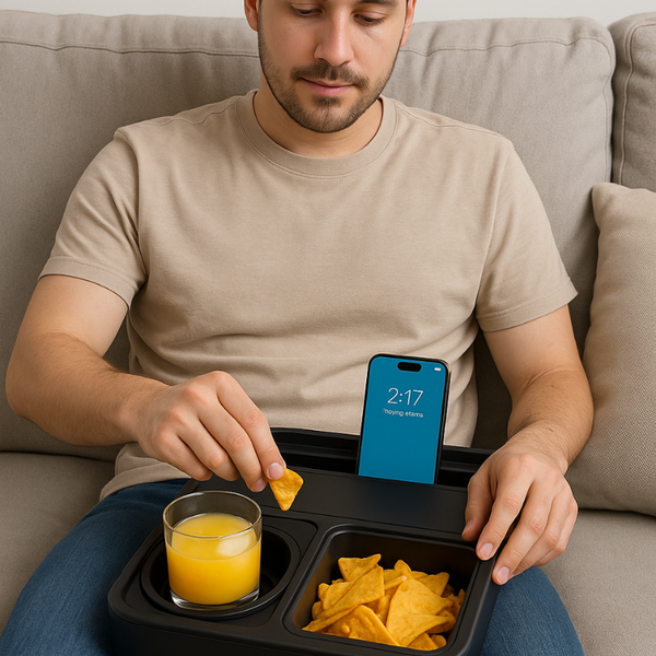 SofaMaster™ Armrest Tray Organizer
