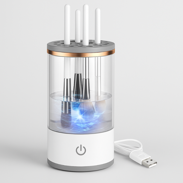 GlamWhirl™ – 3-in-1 USB Makeup Brush Cleaner & Dryer