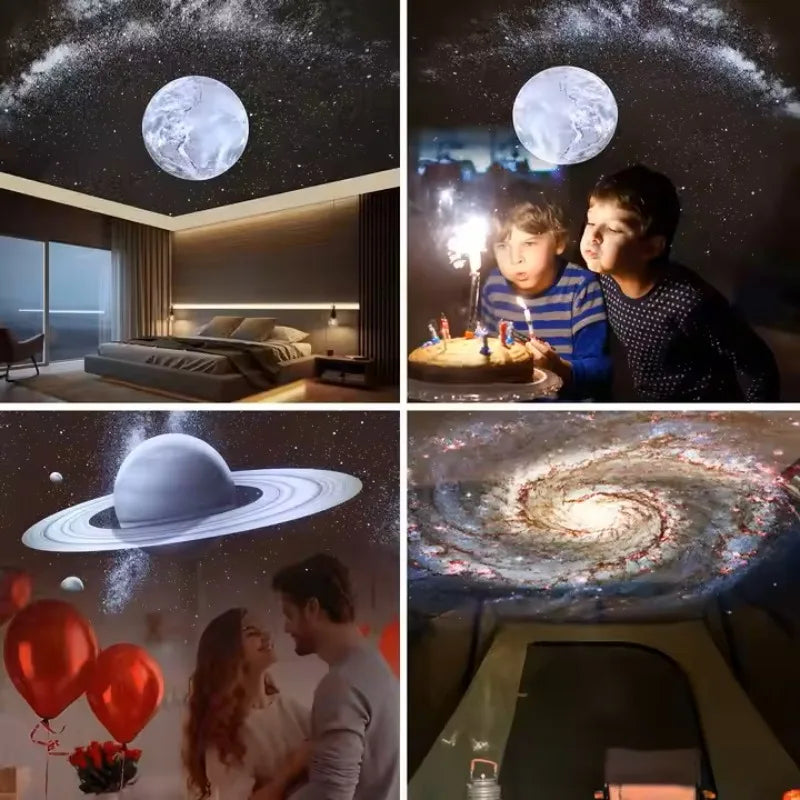 Celestial Harmony™ Galaxy Projector Speaker
