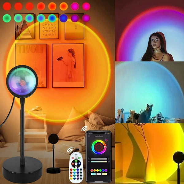 AuraGlow™ Sunset Smart Lamp